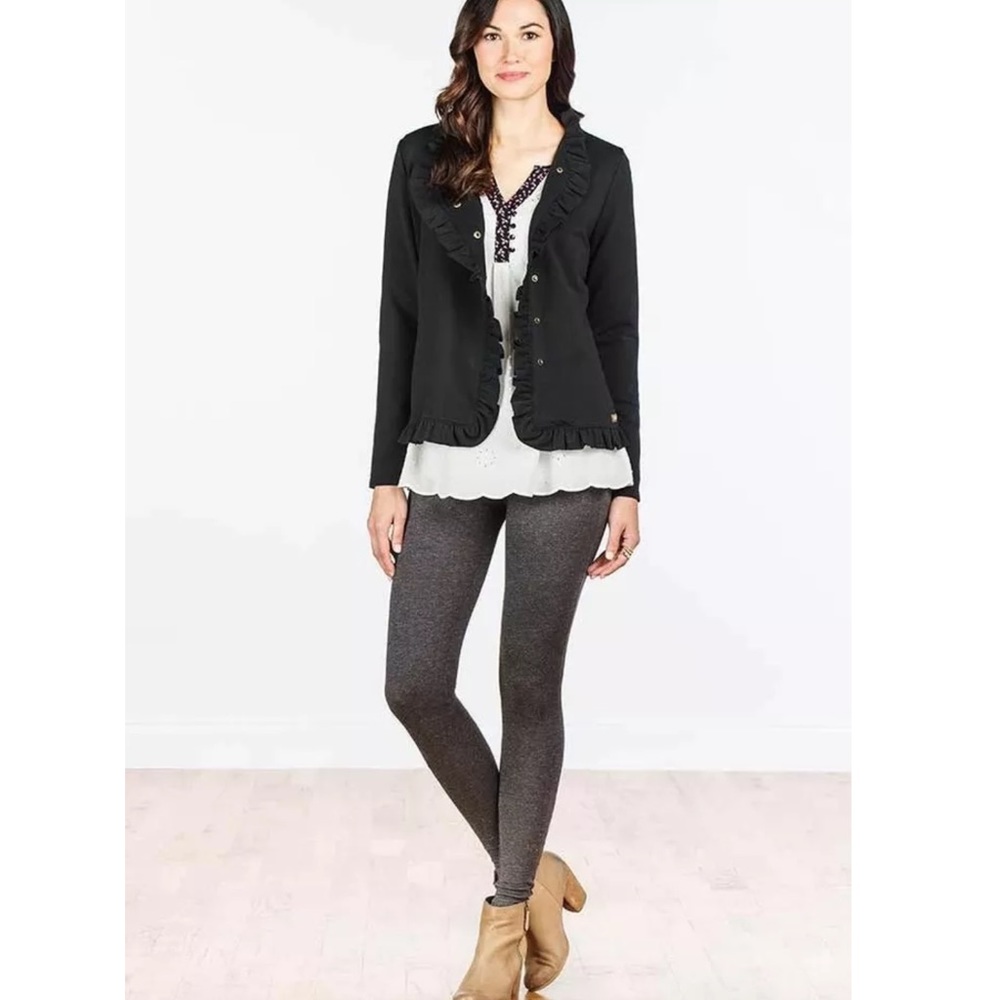 Matilda Jane Skating Away Sandy Gray Leggings S